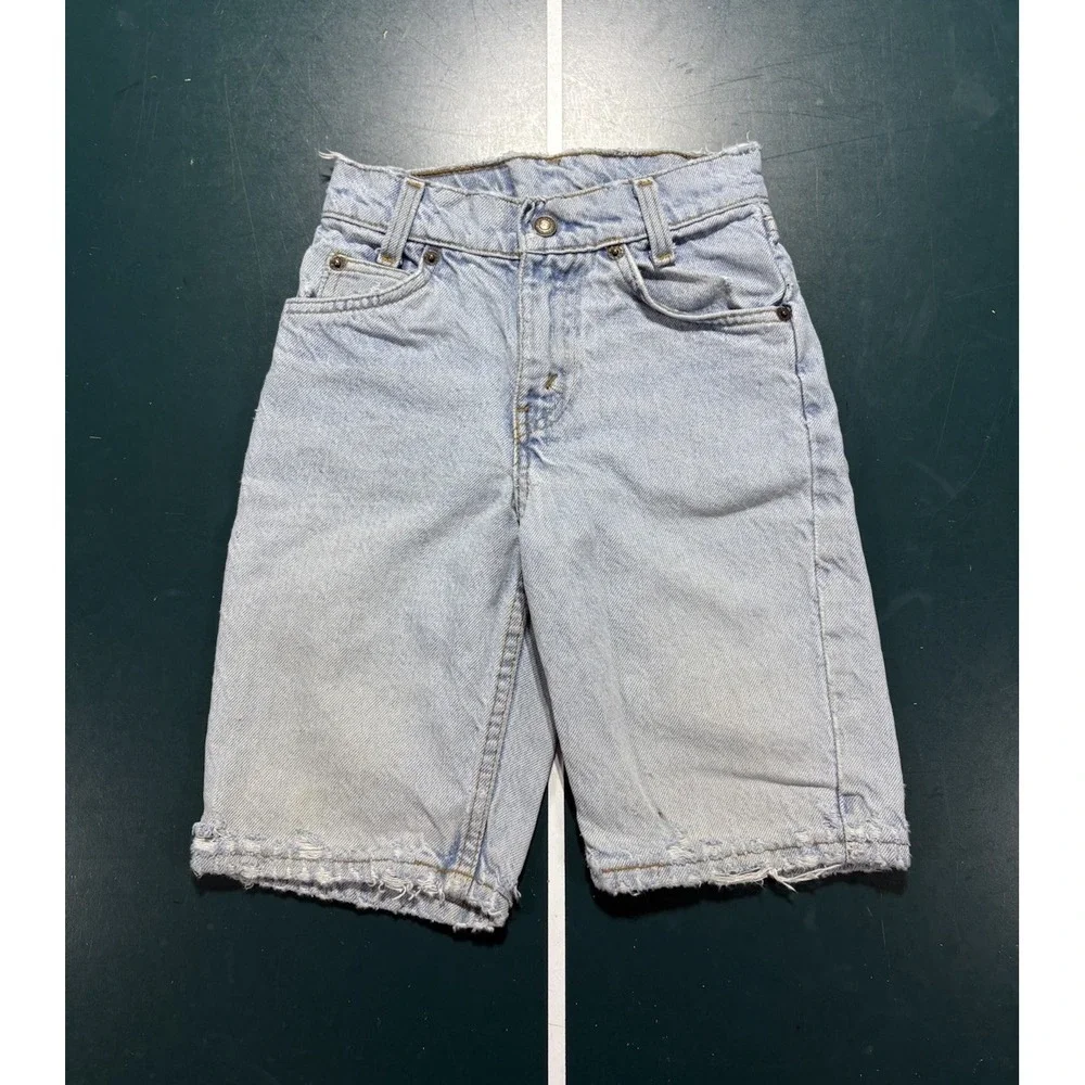 Vintage Levis 550 Orange Tab Jeans toddlers Size 4 Slim 20x10 90s